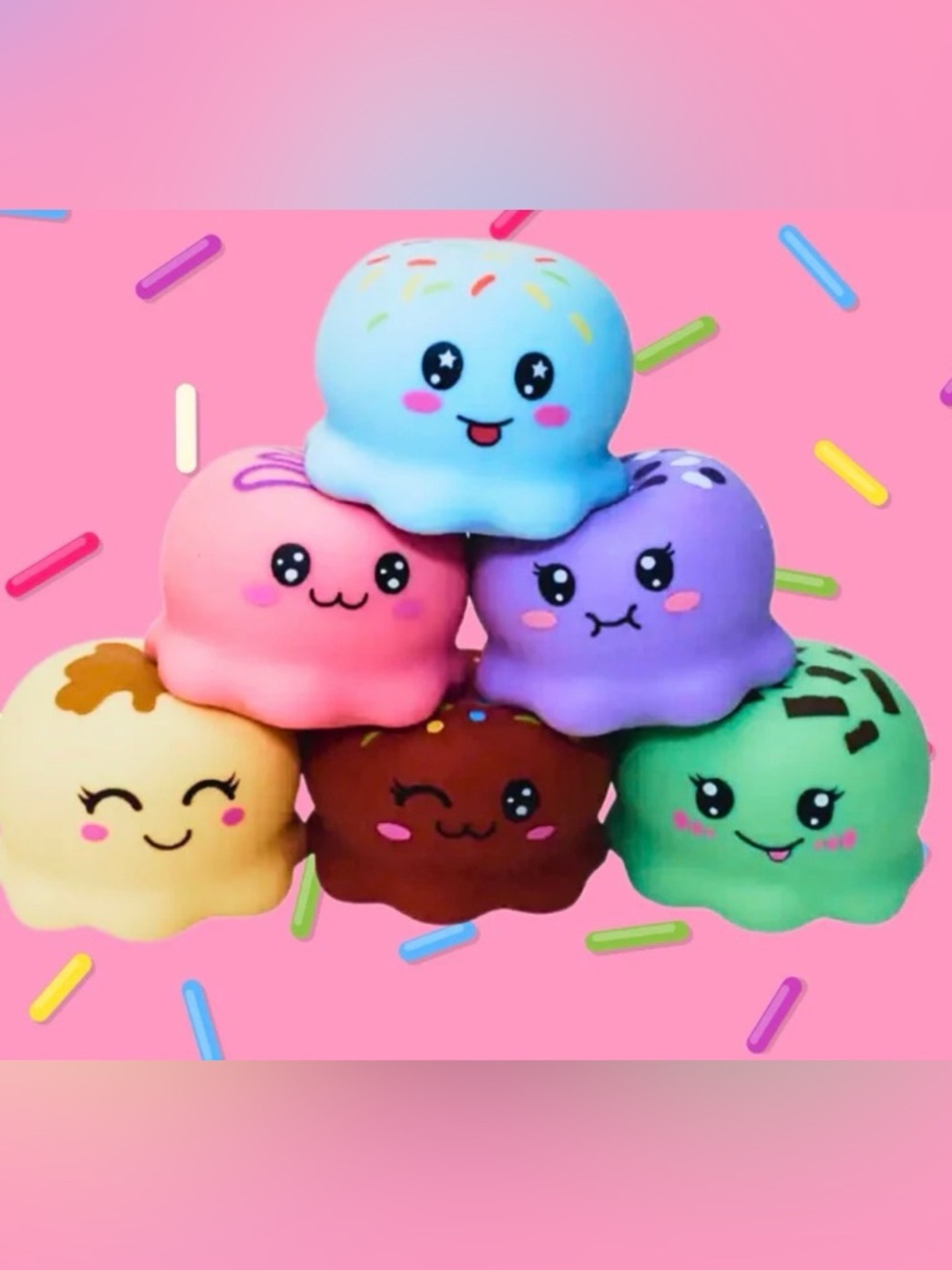 “The Sweet Treat Squishy Set”- includes NeeDoh, Mystery Dumpling & Scoop Squad - Picture 9 of 13